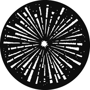 G306 Explosion - Rosco Standard Steel Gobo