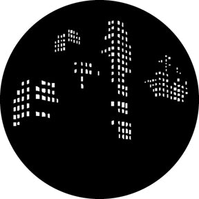 G308 City Windows - Rosco Standard Steel Gobo
