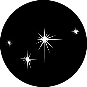 G314 Small Evening Stars - Rosco Standard Steel Gobo