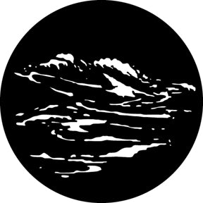 G328 Water 3 - Rosco GAM Standard Steel Gobo