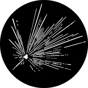 G356 Sparkler - Rosco GAM Standard Steel Gobo