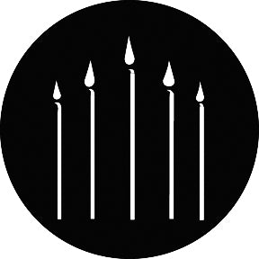 G361 Candles - Rosco GAM Standard Steel Gobo