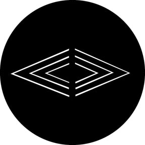 G364 Linear Diamonds - Rosco GAM Standard Steel Gobo