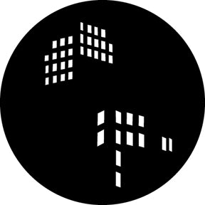 G513 Windows 3 - Rosco GAM Standard Steel Gobo