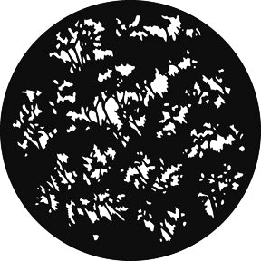 G530 Foliage Pattern - Rosco GAM Standard Steel Gobo