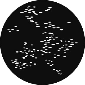 G547 Pointillism - Rosco GAM Standard Steel Gobo
