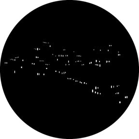 G554 Hillside Windows - Rosco GAM Standard Steel Gobo