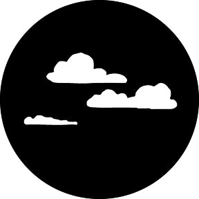 G571 Fairytale Clouds - Rosco Standard Steel Gobo