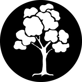 G572 Fairytale Tree - Rosco GAM Standard Steel Gobo