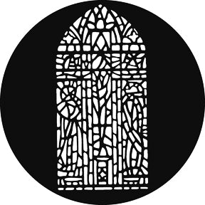 G583 Stained Glass Window - Rosco Standard Steel Gobo