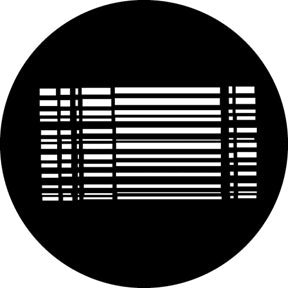 G586 Grid - Rosco GAM Standard Steel Gobo