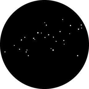 G587 Tiny Stars - Rosco GAM Standard Steel Gobo