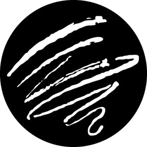 G590 Strokes - Rosco GAM Standard Steel Gobo