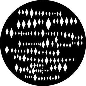 G593 Diamonds - Rosco GAM Standard Steel Gobo