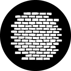 G597 Bricks - Rosco GAM Standard Steel Gobo