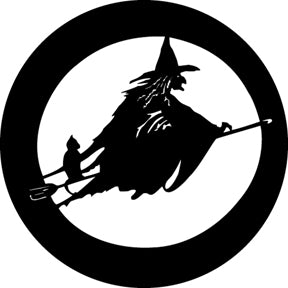 G601 Witch with Cat - Rosco GAM Standard Steel Gobo