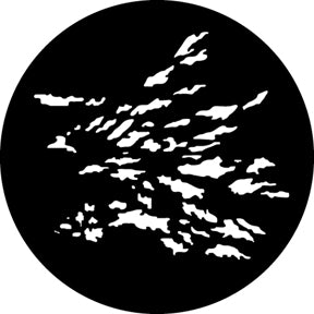 G607 Cloud 24 - Rosco GAM Standard Steel Gobo