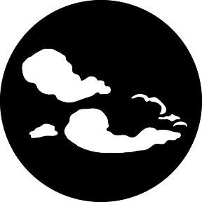 G648 Cloud 26 - Rosco Standard Steel Gobo