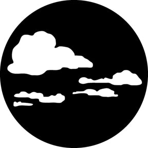 G649 Cloud 27 - Rosco Standard Steel Gobo