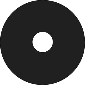 G651 Pin Spot C (3/4") - Rosco GAM Standard Steel Gobo