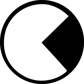 G653 90° Wedge - Rosco GAM Standard Steel Gobo