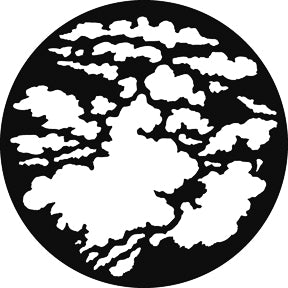 G676 Puddled Breakup - Rosco GAM Standard Steel Gobo