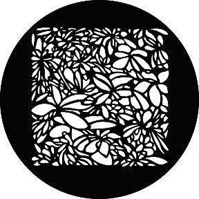 G690 Leaf Pattern SQ - Rosco GAM Standard Steel Gobo