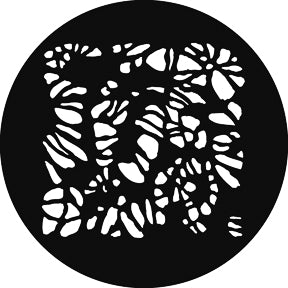 G691 Pebbles SQ - Rosco GAM Standard Steel Gobo