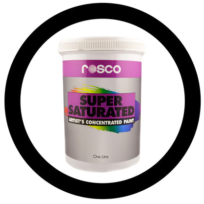 6003 Rosco Supersat Acrylic Paint - Velour Black