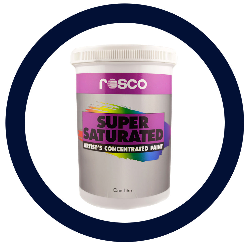 5990 Rosco Supersat Acrylic Paint - Prussian Blue