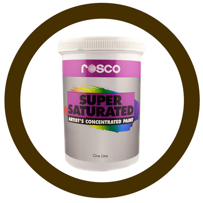 5986 Rosco Supersat Acrylic Paint - Raw Umber