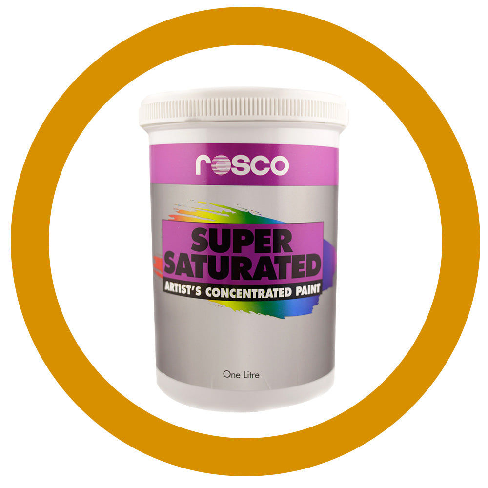 5982 Rosco Supersat Acrylic Paint - Yellow Ochre