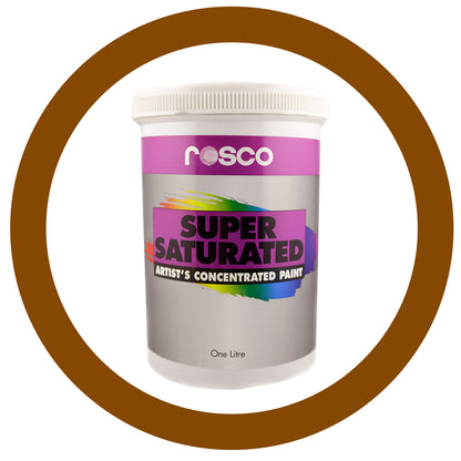 5983 Rosco Supersat Acrylic Paint - Raw Sienna