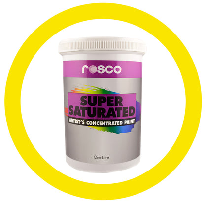 5981 Rosco Supersat Acrylic Paint - Chrome Yellow