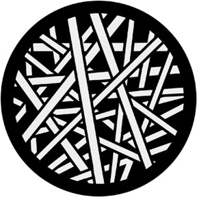 71018 Cross Stripes  Rosco Stainless Steel Gobo