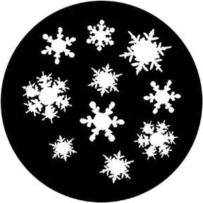 71048 Snowflakes 3 - Rosco Standard Steel Gobo