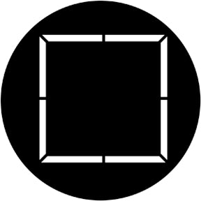 71050 Square - Rosco Standard Steel Gobo