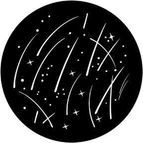 71053 Starry Breakup - Rosco Standard Steel Gobo