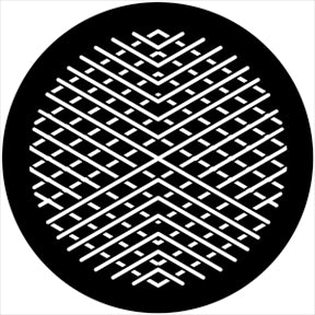 74002 Symmetric 2 - Rosco Standard Steel Gobo