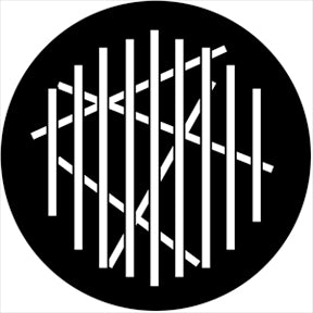 74021 Symmetric 21 - Rosco Standard Steel Gobo