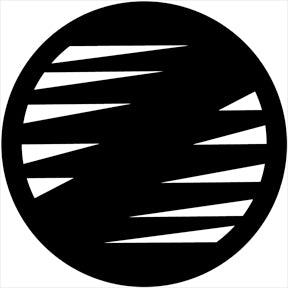 74024 Motion Gobo - Symmetric24  Rosco Stainless Steel Gobo