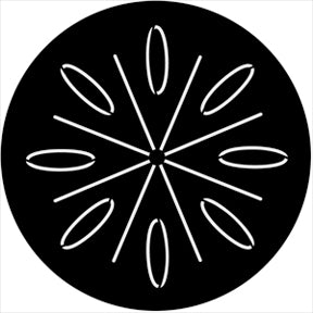 74062 Organic 12 - Rosco Standard Steel Gobo