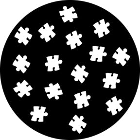 76513 Jigsaw Pieces - Rosco Standard Steel Gobo