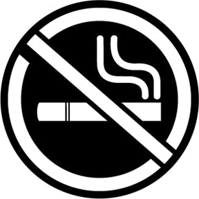 76521 No Smoking 2 - Rosco Standard Steel Gobo
