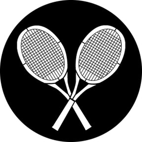 76522 Anyone for Tennis - Rosco Standard Steel Gobo