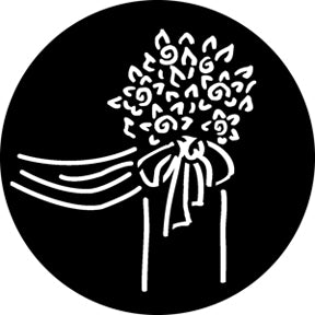 76527 Floral Decoration 1 - Rosco Standard Steel Gobo