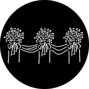 76529 Floral Decoration 3 - Rosco Standard Steel Gobo