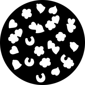 76531 Confetti - Rosco Standard Steel Gobo