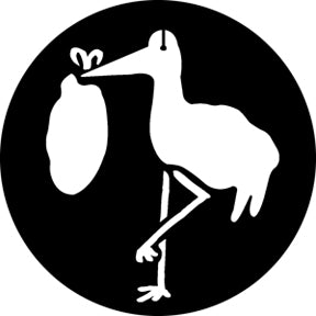 76543 Stork - Rosco Standard Steel Gobo