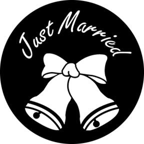 76547 Just Married 1  Rosco Stainless Steel Gobo